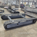 Chassis per binari in gomma ad alta capacità per escavatori crawler
